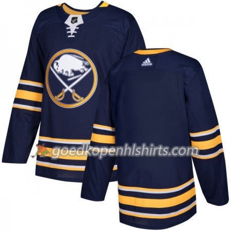 Buffalo Sabres Blank Adidas 2017-2018 Navy Blauw Authentic Shirt - Mannen